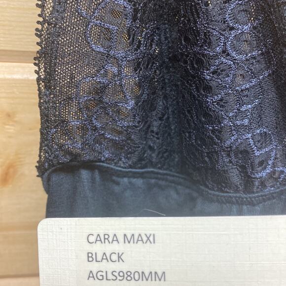 Naked Princess Black Cara Maxi Nightgown New with Tags Size Small - Picture 7 of 9